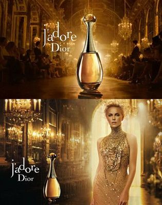 迪奧J&rsquo;adore真我香水廣告海報 巴洛克風(fēng)格的極致奢華